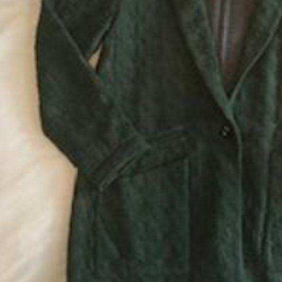 NWT Anthropologie Cartonnier Oversized Green Houndstooth Blazer Size M - Picture 10 of 10